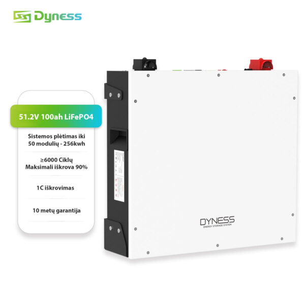 Dyness baterija zemos itampos kaupiklis akumuliatorius DL5.0C